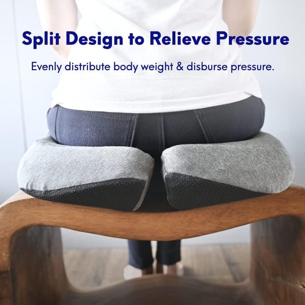 Everlasting Comfort Memory Foam Seat Cushion – Doctor-Recommended for Tailbone, Sciatica & Back Pain Relief | Office Chair & Car Seat Support - Image 2